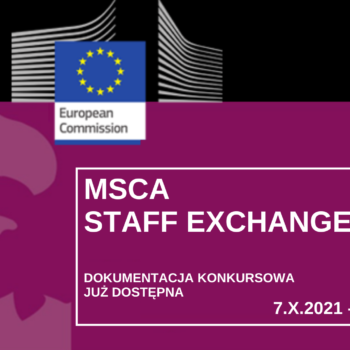 MSCA Staff Exchanges – dostępna dokumentacja konkursowa