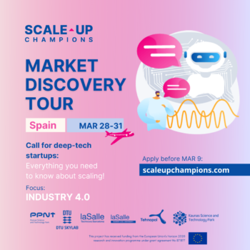 Scale your startup during Market Discovery Tour Spain!
