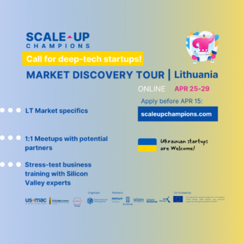 Expand your business in Lithuania – join Scale-up Champions Market Discovery Tour!